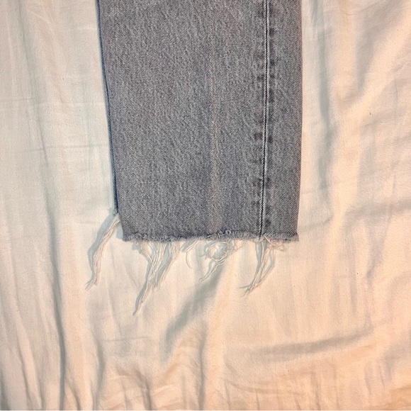 ZARA GREY JEANS HIGH WAISTED - Picture 3 of 5